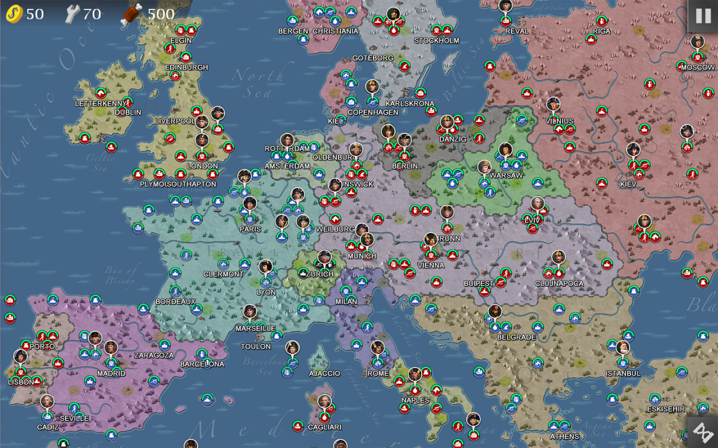 European War 4: Napoleon . Прохождение European War 4: Napoleon. Секреты European  War 4: Napoleon. — Square Faction