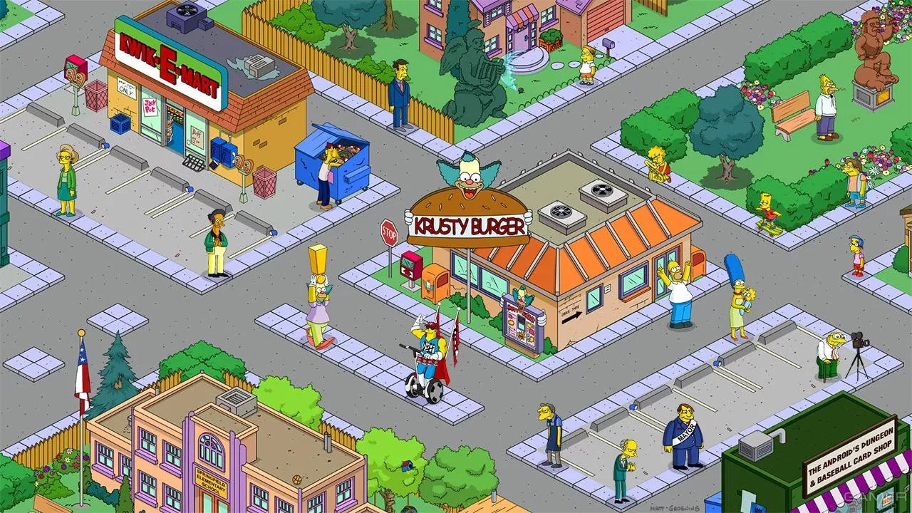 The Simpsons: Tapped Out . Прохождение The Simpsons: Tapped Out. Секреты  The Simpsons: Tapped Out. — Square Faction