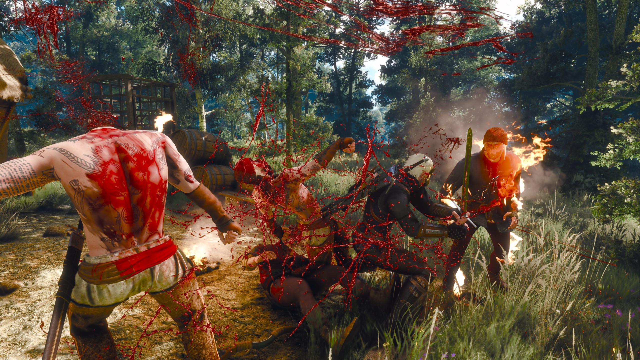 The witcher 3 brutal blood фото 31