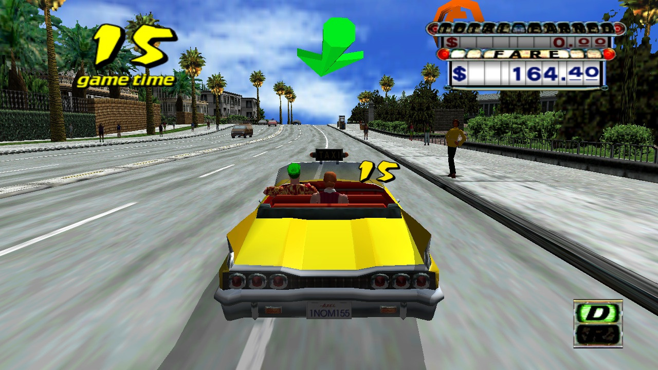 Crazy Taxi . Прохождение Crazy Taxi. Секреты Crazy Taxi. — Square Faction