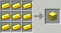 Блок золота Minecraft